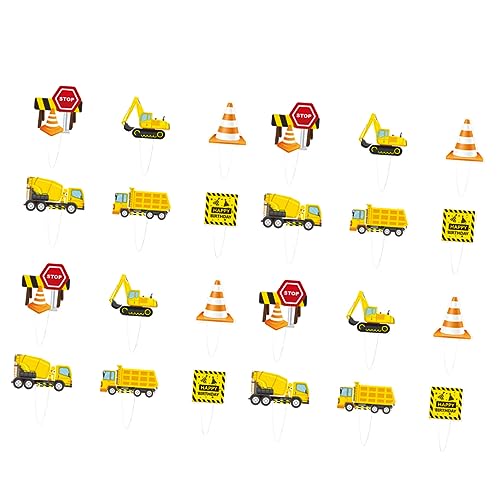 JOINPAYA 24Stücke Kindergeburtstag Party Transporter Papier Kuchen Topper Dessert Picks Für Geburtstagsfeiern Dekoration Für Fahrzeug Thema Tortendeko JOINPAYA 24Stücke Kindergeburtstag Party Transporter Papier Kuchen Topper Dessert Picks Für Geburtstagsfeiern Dekoration Für Fahrzeug Thema Tortendeko von JOINPAYA