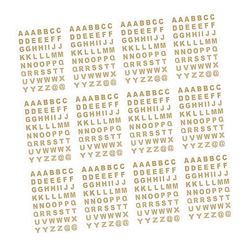 JOINPAYA 25 Blatt Heißprägeaufkleber Scrapbooking Sticker Scrapbook Stickers reispapier basteln dekorative Sticker Papierhandwerk Englischer Briefaufkleber transparenter Aufkleber Golden JOINPAYA 25 Blatt Heißprägeaufkleber Scrapbooking Sticker Scrapbook Stickers reispapier basteln dekorative Sticker Papierhandwerk Englischer Briefaufkleber transparenter Aufkleber Golden von JOINPAYA