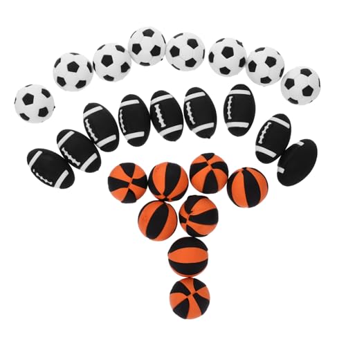 JOINPAYA 25 Stück Radiergummi klein geformt Ball Kindergummi Mini-Sportradierer Mini-Radierer Fun Eraser für Neuheitseraser von JOINPAYA