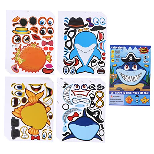 JOINPAYA 25blätter Meereslebewesen Aufkleber Mix and Sticker Für Junge Mädchen Kreatives Bastelprojekt Party- Designs Pro Design Spaß Und Lehrreich von JOINPAYA