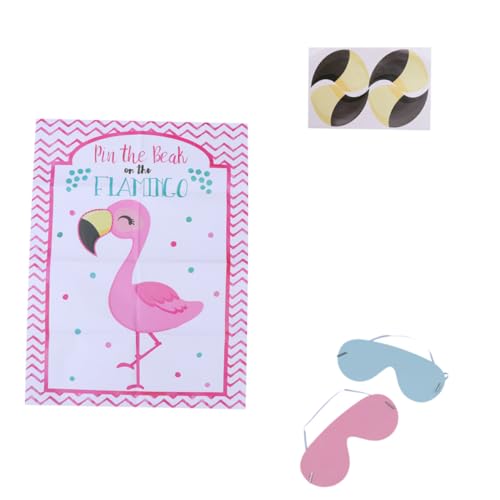 JOINPAYA 2sätze Flamingo Thema Aufkleber Poster Mit Augenmaske Pin The Beak Spiel Für Kindergeburtstag Schulfeiern Und Familienaktivitäten Wiederverwendbare Sticker Und Unterhaltsame JOINPAYA 2sätze Flamingo Thema Aufkleber Poster Mit Augenmaske Pin The Beak Spiel Für Kindergeburtstag Schulfeiern Und Familienaktivitäten Wiederverwendbare Sticker Und Unterhaltsame von JOINPAYA