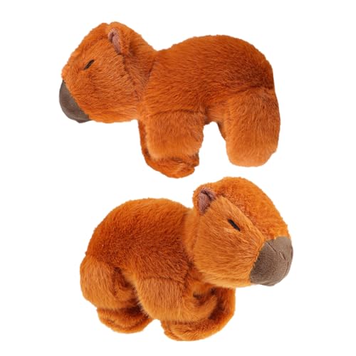 JOINPAYA 2st Capybara-puppe Capybara Party Dekorationen Capybara Gefüllte Capybara Plüschspielzeug Plüsch-capybara-schlagarmband Süße Capybara Weich Light Brown Tuch JOINPAYA 2st Capybara-puppe Capybara Party Dekorationen Capybara Gefüllte Capybara Plüschspielzeug Plüsch-capybara-schlagarmband Süße Capybara Weich Light Brown Tuch von JOINPAYA