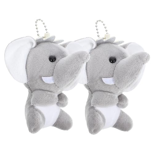 JOINPAYA 2stücke Kuscheltier Elefant Schlüsselanhänger Süße Plüsch Tieranhänger Für Taschen Und Schlüsselbunddekoration Für Partys Und Belohnungen JOINPAYA 2stücke Kuscheltier Elefant Schlüsselanhänger Süße Plüsch Tieranhänger Für Taschen Und Schlüsselbunddekoration Für Partys Und Belohnungen von JOINPAYA