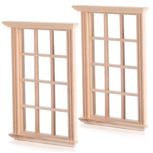 JOINPAYA 2stücke Miniatur Puppenhaus Fensterrahmen Aus Holz Unbehandelt Vielseitige Dekoration Für Puppenhausmöbel Modernes Zubehör Für Kreative Gestaltung Von Spielzeughäusern JOINPAYA 2stücke Miniatur Puppenhaus Fensterrahmen Aus Holz Unbehandelt Vielseitige Dekoration Für Puppenhausmöbel Modernes Zubehör Für Kreative Gestaltung Von Spielzeughäusern von JOINPAYA