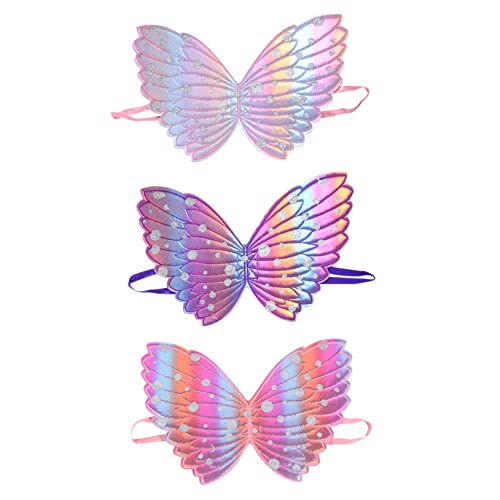 JOINPAYA 3 Stück Engel Schmetterlingsflügel Halloween Funkelnde Feenflügel Led Party Jungs Feenflügel Mädchen Realistisch Engelsflügel Rosa Groß Pilot Festliche Flügel Requisiten Stoff JOINPAYA 3 Stück Engel Schmetterlingsflügel Halloween Funkelnde Feenflügel Led Party Jungs Feenflügel Mädchen Realistisch Engelsflügel Rosa Groß Pilot Festliche Flügel Requisiten Stoff von JOINPAYA