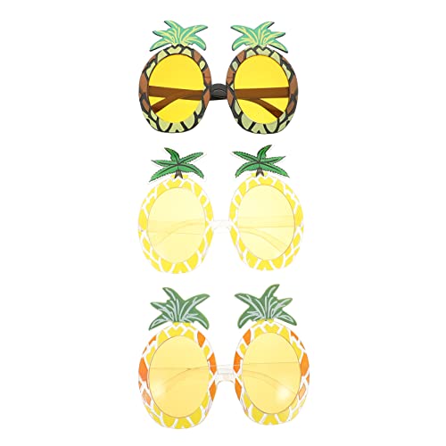 JOINPAYA 3 Stück Hawaiianische Brille tropisch Ananaskostüm Brillen geformt brille für Party kindersonnenbrille kindersonnbrillen Ananas Obstgläser Stk JOINPAYA 3 Stück Hawaiianische Brille tropisch Ananaskostüm Brillen geformt brille für Party kindersonnenbrille kindersonnbrillen Ananas Obstgläser Stk von JOINPAYA