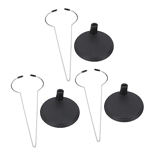 JOINPAYA 3 Stück Stützrahmen für Puppen groß Puppenregal Puppenanzeigestand Puppendisplay-Unterstützung Puppenständer Steht Halter Figurenständer Figuren-Präsentationsständer PVC Schwarz von JOINPAYA