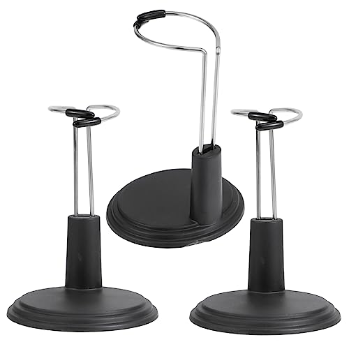 JOINPAYA 3 Stücke Puppenständer Marionette Puppenhandarbeit Display Ständer Gestell Inhaber Mädchen Steht doll Accessories tooniesregal Standanzeige Stützständer für Puppen Eisen Black von JOINPAYA