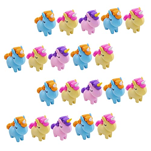 JOINPAYA 30 Stück Einhorn Radiergummi Radiergummis süßes stationäres Kinderspielzeug Fun Eraser für Mini-Gummis Einhorngummis Mini-Radierer Radiergummi süß Plastik von JOINPAYA