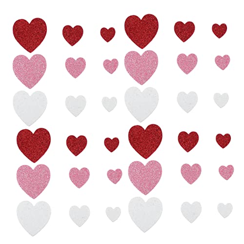 JOINPAYA 300stücke Eva Herz Aufkleber Für Valentinstag Selbstklebende Dekorative Sticker Für Bastelprojekte Scrapbooking Und Kreative von JOINPAYA