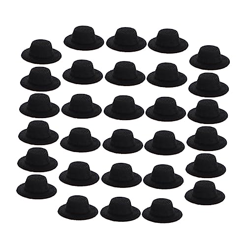 JOINPAYA 30St Mini-Hut doll Accessories Puppenkleidung Puppenhut-Designs Puppenhut-Verzierungen Puppenmode Puppenhüte Eimerhüte Puppenzubehör austauschbare Mini-Hüte Stoff Black JOINPAYA 30St Mini-Hut doll Accessories Puppenkleidung Puppenhut-Designs Puppenhut-Verzierungen Puppenmode Puppenhüte Eimerhüte Puppenzubehör austauschbare Mini-Hüte Stoff Black von JOINPAYA