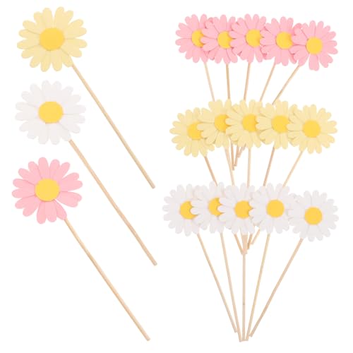 JOINPAYA 36 Stück Daisy Cupcake Toppers Teilig Blumen Tortendeko für Geburtstagsfeiern und Shower Leichte und Einwegfreundliche Dekoration für Frühlingspartys JOINPAYA 36 Stück Daisy Cupcake Toppers Teilig Blumen Tortendeko für Geburtstagsfeiern und Shower Leichte und Einwegfreundliche Dekoration für Frühlingspartys von JOINPAYA