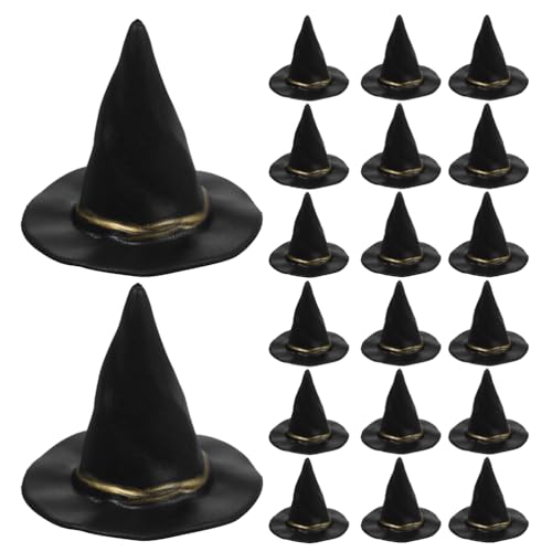 JOINPAYA 36 kleine schwarze Hexenhüte: Miniatur-Halloween-Zaubererhüte für DIY-Projekte, Puppenzubehör – Weihnachtsdekoration zum Basteln und für Partys JOINPAYA 36 kleine schwarze Hexenhüte: Miniatur-Halloween-Zaubererhüte für DIY-Projekte, Puppenzubehör – Weihnachtsdekoration zum Basteln und für Partys von JOINPAYA