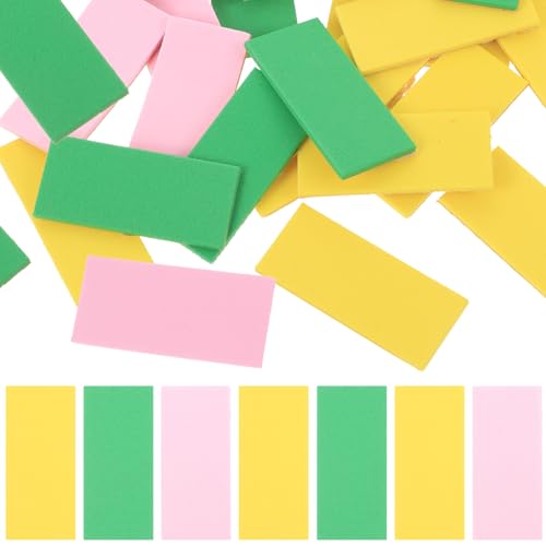 JOINPAYA 3packungen Bunte Eva-Sticker Für Kindergarten Selbstklebende Wanddekoration Für Bastelarbeiten Und Schulprojekte Pinke Und Gelbe von JOINPAYA