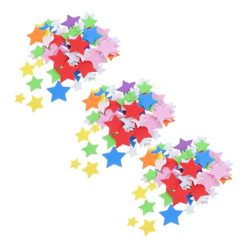JOINPAYA 3taschen Selbstklebende Eva-Sticker Sternform Für Junge Mädchen Bunte -Sternchen Für Bastelprojekte Schuldekoration Und Belohnungen von JOINPAYA