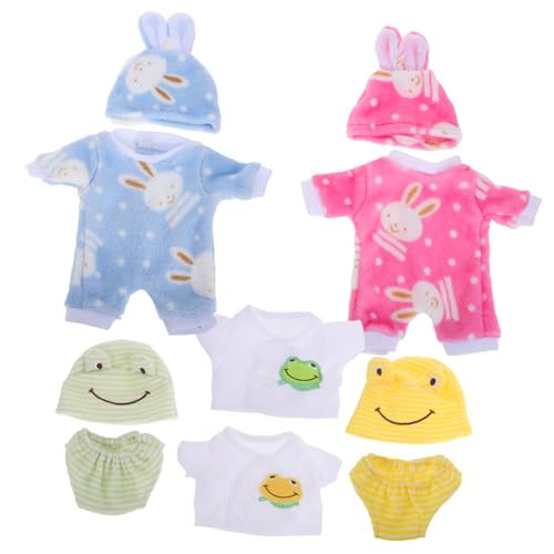 JOINPAYA 4 Sätze Puppen-Strampler Zubehör für Babypuppen Kleidung für wiedergeborene Babypuppen Puppen Accessoires Puppenaccessoires wiedergeborene Kleidung realistische Babypuppen von JOINPAYA
