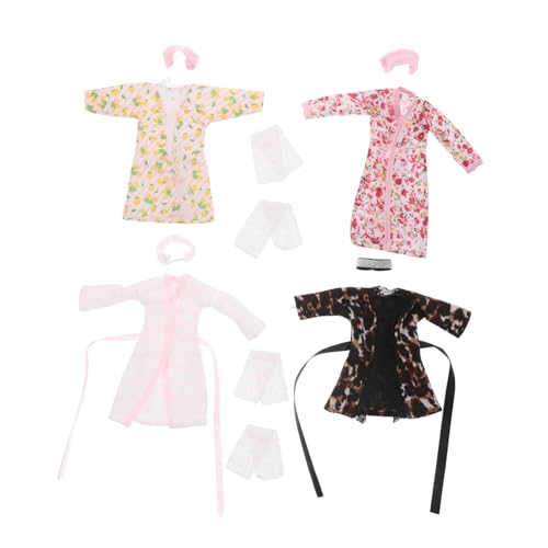 JOINPAYA 4 Sätze Puppenbademantel Puppen Accessoires Puppen Bademantel Puppen Handtuch Sommer Bademantel Puppen Kleidung Miniatur-Badzubehörset Puppenkleidung Miniaturbad Puppenrobe Stoff JOINPAYA 4 Sätze Puppenbademantel Puppen Accessoires Puppen Bademantel Puppen Handtuch Sommer Bademantel Puppen Kleidung Miniatur-Badzubehörset Puppenkleidung Miniaturbad Puppenrobe Stoff von JOINPAYA