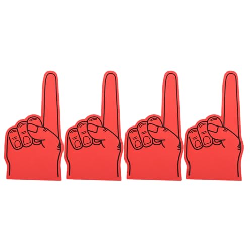 JOINPAYA 4 Schaumstofffinger: Handfinger Aus Eva-schaum Für Schulartikel, Sportveranstaltungen, Fußball, Basketballspiele, Cheerleading-ausrüstung JOINPAYA 4 Schaumstofffinger: Handfinger Aus Eva-schaum Für Schulartikel, Sportveranstaltungen, Fußball, Basketballspiele, Cheerleading-ausrüstung von JOINPAYA
