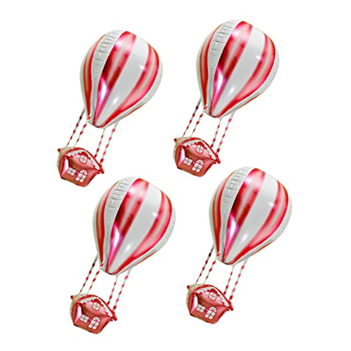 JOINPAYA 4 Stück Ballondekoration Ballongas luftballons Heißluftballon Ballons Heißluftballon-Geburtstagsfeierdekoration aufkleber spielzeuge Heißluft-Folienballon Geburtstagsfeier Ballon JOINPAYA 4 Stück Ballondekoration Ballongas luftballons Heißluftballon Ballons Heißluftballon-Geburtstagsfeierdekoration aufkleber spielzeuge Heißluft-Folienballon Geburtstagsfeier Ballon von JOINPAYA