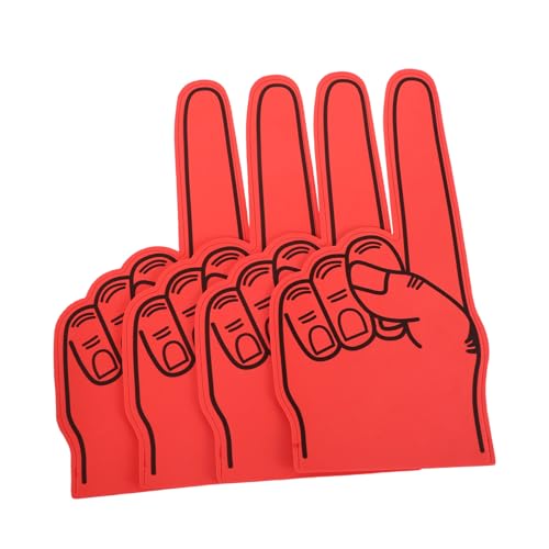 JOINPAYA 4 Stück Eva Handprops für Sport Events und Feiern Leichte Robuste Cheerleading Requisiten für Fußball Basketball und Partys JOINPAYA 4 Stück Eva Handprops für Sport Events und Feiern Leichte Robuste Cheerleading Requisiten für Fußball Basketball und Partys von JOINPAYA