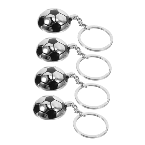 JOINPAYA 4 Stück Fußball Schlüsselanhänger Für Multipack Geburtstag Artikel Party Schlüsselanhänger Zum Thema Fußball Kind Hängend Schlüsselbund Reiz Fußballtaschenanhänger Silver Metall JOINPAYA 4 Stück Fußball Schlüsselanhänger Für Multipack Geburtstag Artikel Party Schlüsselanhänger Zum Thema Fußball Kind Hängend Schlüsselbund Reiz Fußballtaschenanhänger Silver Metall von JOINPAYA