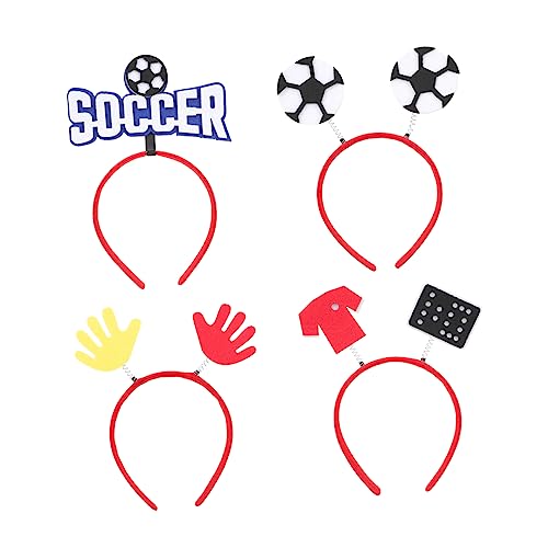 JOINPAYA 4 Stück Fußball-fan-stirnband Haarreifen Für Fußballfans Sport Mädchen Stirnband Mädchen Fußball Stirnband Für Fußballfans Fußballzubehör Für Mädchen Party-haarreifen Abs JOINPAYA 4 Stück Fußball-fan-stirnband Haarreifen Für Fußballfans Sport Mädchen Stirnband Mädchen Fußball Stirnband Für Fußballfans Fußballzubehör Für Mädchen Party-haarreifen Abs von JOINPAYA