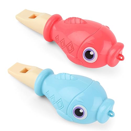 JOINPAYA Lustige Pfeife für Jungen und Mädchen 4 Stück Jubelspielzeug für Kinder Pädagogische Party-requisiten Sicheres Robustes Material Fisch-design von JOINPAYA