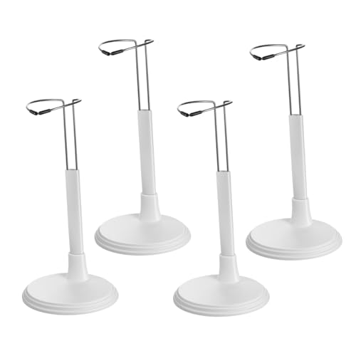 JOINPAYA 4 Stück Puppenbestand Gestelle Puppenhalter Anzeige Steht Miniatur doll Accessories tooniesregal Puppenständer für Kinderzimmer Spielzeugständer Puppenregal Puppenbasis Eisen von JOINPAYA