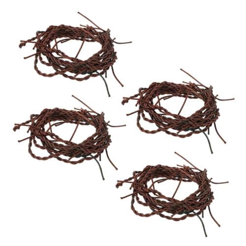JOINPAYA 4pcs Stacheldraht Decor Halloween Western Party Thema Verrostet Draht für Prop JOINPAYA 4pcs Stacheldraht Decor Halloween Western Party Thema Verrostet Draht für Prop von JOINPAYA