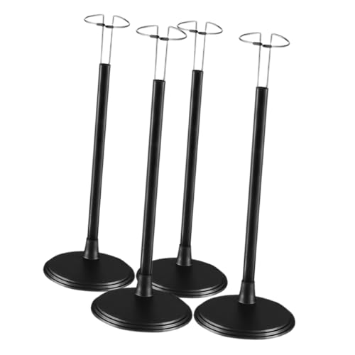 JOINPAYA 4 Stück Stützrahmen Für Puppen Integrität Puppen Puppenständer Zubehör Für Actionfiguren Spielzeugständer Actionfigurenständer Stop-Motion-Figuren Süßes Figur Steht PVC Black von JOINPAYA