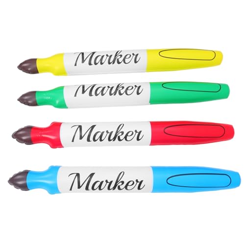 JOINPAYA 4 Stück Teiliges PVC Aufblasbares Marker-set in Blau Gelb Rot Grün Wiederverwendbar Schnelle Befüllung Bunte Riesenstifte für Schulanfang Partydekoration Foto-requisite JOINPAYA 4 Stück Teiliges PVC Aufblasbares Marker-set in Blau Gelb Rot Grün Wiederverwendbar Schnelle Befüllung Bunte Riesenstifte für Schulanfang Partydekoration Foto-requisite von JOINPAYA
