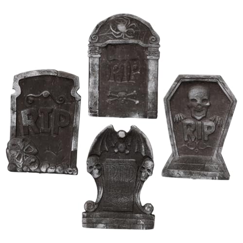 JOINPAYA 4 Stück Topper Grabsteindekorationen Auf Dem Friedhof Halloween-tischdekoration Friedhofsdekoration Für Grab Halloween -Dekorationen Spukhaus Grabstein Mini-tischgrabsteine Schaum JOINPAYA 4 Stück Topper Grabsteindekorationen Auf Dem Friedhof Halloween-tischdekoration Friedhofsdekoration Für Grab Halloween -Dekorationen Spukhaus Grabstein Mini-tischgrabsteine Schaum von JOINPAYA