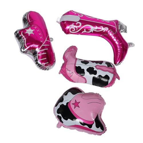 JOINPAYA 4 Stück Western Party Luftballons Cowboy Dekorationen Junggesellinnen Luftballons Cowgirl Disco Party Dekorationen Cowboy Luftballons Cowboy Stiefel Dekorationen Western JOINPAYA 4 Stück Western Party Luftballons Cowboy Dekorationen Junggesellinnen Luftballons Cowgirl Disco Party Dekorationen Cowboy Luftballons Cowboy Stiefel Dekorationen Western von JOINPAYA