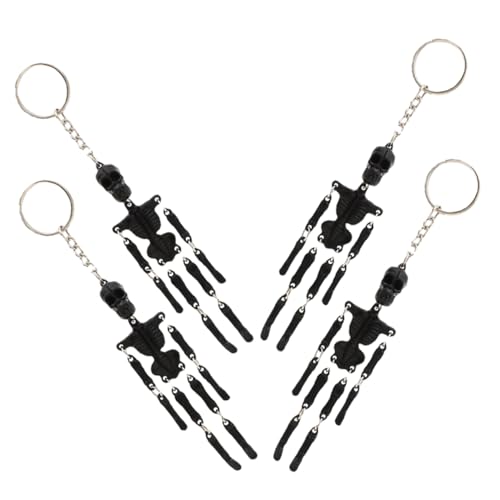 JOINPAYA 4 Stück -accessoires Geister-schlüsselanhänger Zubehör Skelette Schlüsselbund Halloween -schlüsselbund Ketten Klingeln Halloween- -schlüsselanhänger Metall Black JOINPAYA 4 Stück -accessoires Geister-schlüsselanhänger Zubehör Skelette Schlüsselbund Halloween -schlüsselbund Ketten Klingeln Halloween- -schlüsselanhänger Metall Black von JOINPAYA
