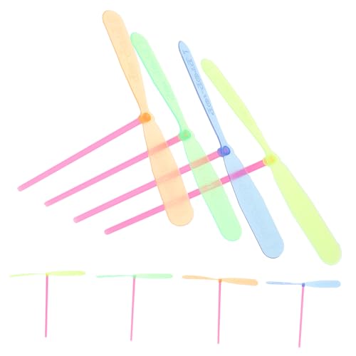 JOINPAYA 40 Stück Hand schieben Bambus libelle Finger Kleinkinder outdoor draußen spielzeuge hubschrauber Flugspielzeug aus Kunststoff Kinderparty Gefälligkeiten von JOINPAYA