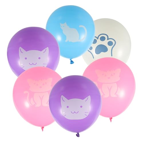 JOINPAYA 40 Stück Katzenballon Luftballons für Katzen braune Luftballons Ballonreifenständer heiße Ballons deckenverkleidung balloons gasballon Partyballons Geburtstag Luftballons Emulsion von JOINPAYA