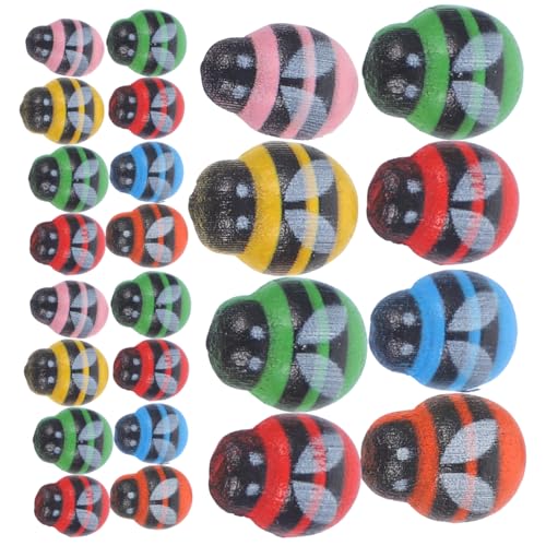 JOINPAYA 400stücke Holz Bienen Aufkleber Für Bastelarbeiten Selbstklebende Deko Für Scrapbooking Partys Süße Bienen Dekorationen Für Babyzimmer Und Themenfeiern von JOINPAYA