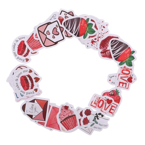 JOINPAYA 46stücke Aufkleber Für Valentinstag Kreative Herz-Sticker Für Scrapbooking Journale Und Romantische Feiern Klebefolie Für -projekte Und von JOINPAYA