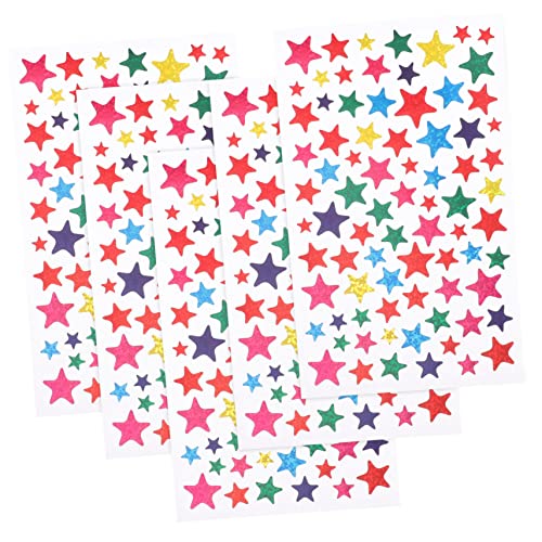 JOINPAYA 5 Blätter Stern Aufkleber Stickers for Aufkleber schulaufkleber Sticker kindersticker Sternaufkleber als Belohnung Sternaufkleber in großen Mengen PVC Colorful JOINPAYA 5 Blätter Stern Aufkleber Stickers for Aufkleber schulaufkleber Sticker kindersticker Sternaufkleber als Belohnung Sternaufkleber in großen Mengen PVC Colorful von JOINPAYA