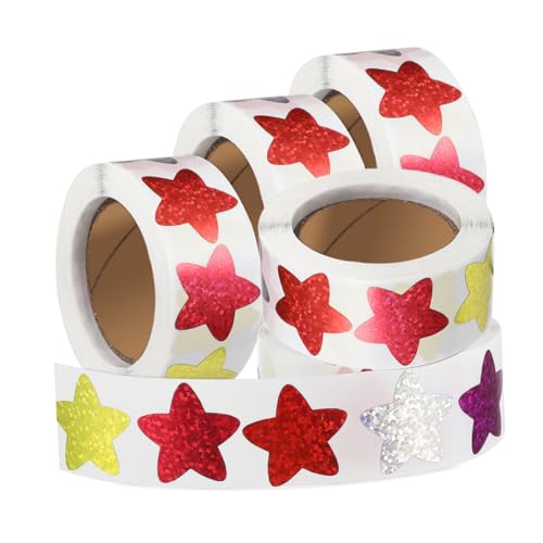 JOINPAYA 5 Rollen Stern klebesticker stickers aufkleber Klebeaufkleber für Aufkleber für die Schule dekorative sticker selbstklebende Aufkleber Etiketten für Schreibwaren Papier JOINPAYA 5 Rollen Stern klebesticker stickers aufkleber Klebeaufkleber für Aufkleber für die Schule dekorative sticker selbstklebende Aufkleber Etiketten für Schreibwaren Papier von JOINPAYA
