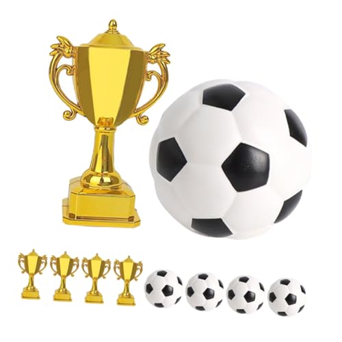 JOINPAYA 5 Sätze Robuste Kunststoff Trophaeen und Dekorationen für Kuchen Kleine Trophäen für Kindergeburtstage und Sportpartys Vielseitige Tischdeko und Erinnerungsstücke von JOINPAYA
