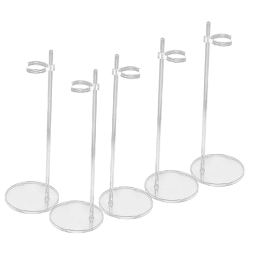 JOINPAYA 5 Stück Displayhalter für Actionfiguren Puppe unterstützt Gestell Puppenbasis unser Puppenständer Puppe Mannequin-Modell verstellbare Puppenstütze Puppenregal Abs Transparent JOINPAYA 5 Stück Displayhalter für Actionfiguren Puppe unterstützt Gestell Puppenbasis unser Puppenständer Puppe Mannequin-Modell verstellbare Puppenstütze Puppenregal Abs Transparent von JOINPAYA