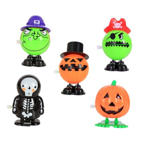 JOINPAYA 5 Stück Teiliges Halloween Aufziehspielzeug Leicht Sicher Kreative Horror Dekoration für Halloween Mitgebsel Geeignet für Jungen Mädchen JOINPAYA 5 Stück Teiliges Halloween Aufziehspielzeug Leicht Sicher Kreative Horror Dekoration für Halloween Mitgebsel Geeignet für Jungen Mädchen von JOINPAYA