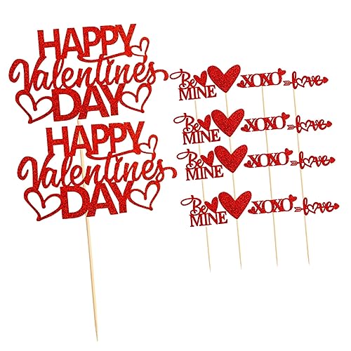 JOINPAYA Kuchendekorationen Zum Valentinstag 50 Stück Herzförmige Cupcake-topper Glitzernde Kuchenspieße für Hochzeit und Party JOINPAYA Kuchendekorationen Zum Valentinstag 50 Stück Herzförmige Cupcake-topper Glitzernde Kuchenspieße für Hochzeit und Party von JOINPAYA