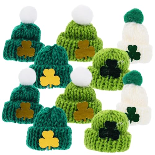 JOINPAYA 50 Stück Mini-strickmütze Puppenbastelhüte Kleine Strickmützen Entzückende Puppenhüte Bastelhutverzierungen Selber Machen Mini-hüte Mini-puppenhüte Mini-strickornamente Garn von JOINPAYA