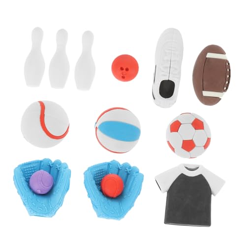 JOINPAYA 50Stücke Kreative Radiergummis Basketball Und Fußballform Lustiges Kindergeschenk Für Schule Und Büro Zubehör Für Kleine Und Bastelprojekte von JOINPAYA
