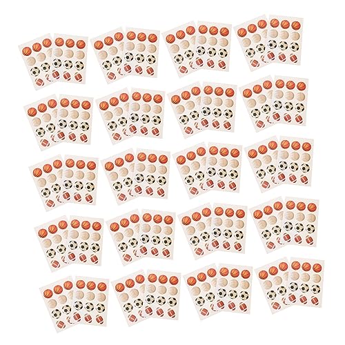 JOINPAYA 50blätter Sportball Aufkleber Dekorative Sticker Für Scrapbook Planer -projekte Basketball Fußball Motive Für Geburtstagsfeiern JOINPAYA 50blätter Sportball Aufkleber Dekorative Sticker Für Scrapbook Planer -projekte Basketball Fußball Motive Für Geburtstagsfeiern von JOINPAYA