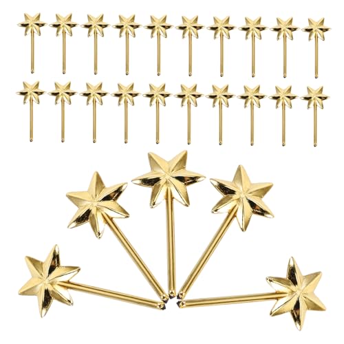 JOINPAYA 50stücke Mini Hexagramm Zauberstäbe Goldene DIY Kunststoffstäbe Für Bastelprojekte Partydekorationen Und Kreative Anwendungen Requisiten Für Junge Mädchen Und Festivals von JOINPAYA