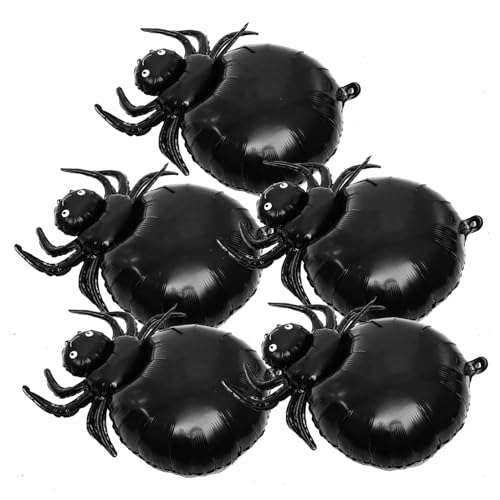 JOINPAYA 5Stücke Halloween Spinnen Folienballons Aluminium Luftballons Für Halloween Party Dekoration Vielseitig Einsetzbar Für Wand Und Fensterdekoration JOINPAYA 5Stücke Halloween Spinnen Folienballons Aluminium Luftballons Für Halloween Party Dekoration Vielseitig Einsetzbar Für Wand Und Fensterdekoration von JOINPAYA