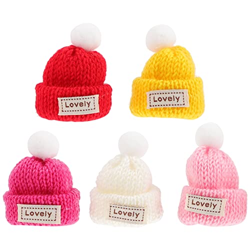 JOINPAYA 5stücke Mini Strickmützen Aus Wolle Bastelzubehör Für Weihnachten Bunte Kleine Mützen Für Weihnachtsbaum Und Tischdekoration Fingerpuppen Und Kreative Accessoires JOINPAYA 5stücke Mini Strickmützen Aus Wolle Bastelzubehör Für Weihnachten Bunte Kleine Mützen Für Weihnachtsbaum Und Tischdekoration Fingerpuppen Und Kreative Accessoires von JOINPAYA